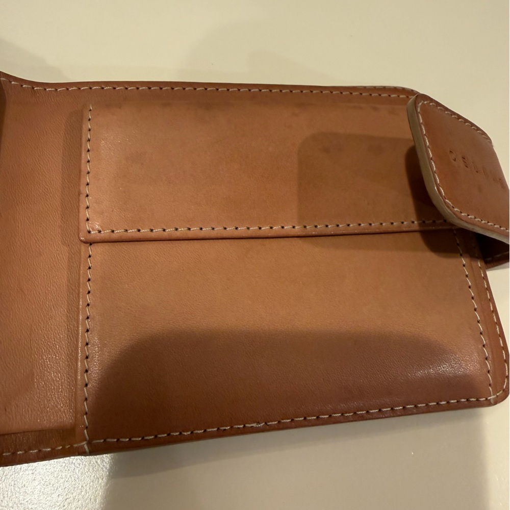 Very good Celine Triomphe Macadam Vintage Canvas Leather Wallet Bifold Compact - Picture 5 of 12